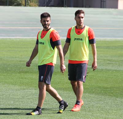 Rochina y Fran Rico han trabajado con normalidad 