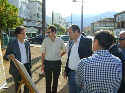 Inicio de las obras del carril bici en Cenes 