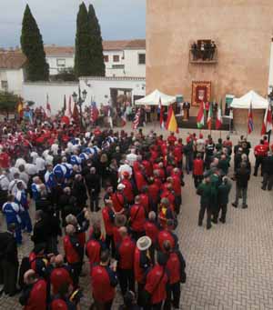 Las distitnas delegaciones durante el acto de inauguración 