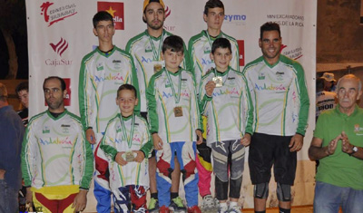 Campeones de Andalucía de BMX
