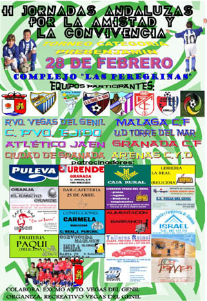 Cartel del evento que se disputará en Vegas del Genil