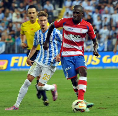 La derrota en La Rosaleda ha dejado tocado al equipo (J. M. BALDOMERO)