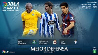 Babin opta al galardón como mejor defensor de la Liga Adelante 