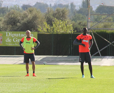 Larsson ha sido uno más durante el entrenamiento (GRJ)
