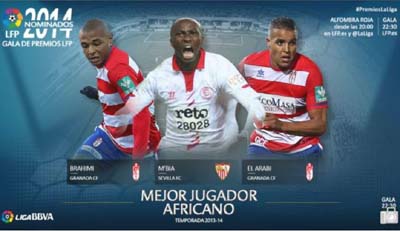 Brahimi y El Arabi, entre los nominados 