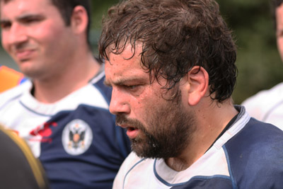 Pablo Sanz durante un partido con el Universidad de Granada 