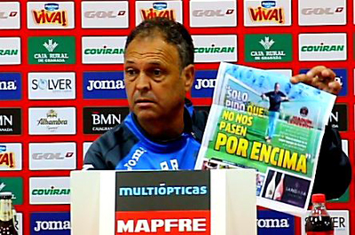 Caparrós ha `explotado´ contra la portada de MARCA