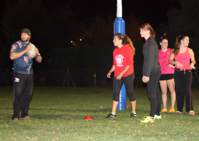 Quitián durante un entrenamiento 