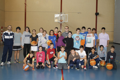 Algunos de los participantes en los juegos provinciales 