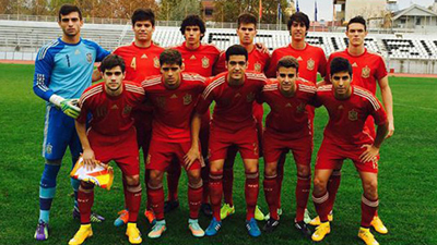 Marín forma con la Seleccion sub19