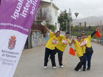 Algunos de los participantes en la marcha por la diversidad 