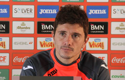 Piti durante la rueda de prensa (GRJ)