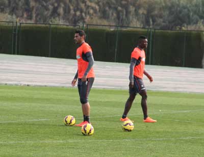 Riki se retiró ayer antes de tiempo 