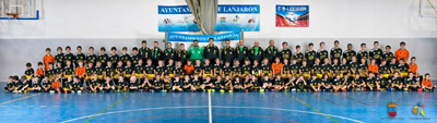 Integrantes del equipo de fútbol sala de Lanjarón 