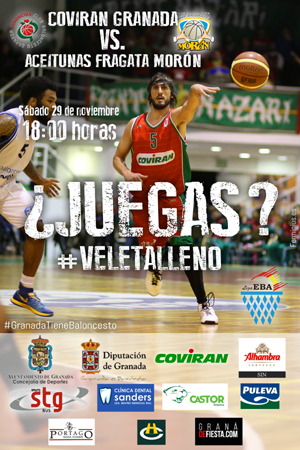 Cartel del encuentro contra Morón 