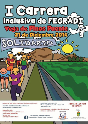 Cartel de la carrerara solidaria 