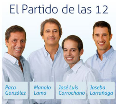 Equipo del Partido de las 12 de COPE