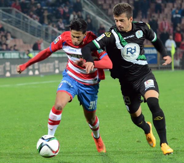 Nico debutó con el primer equipo en el encuentro de ida (BALDOMERO)