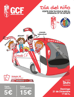 Cartel promocional del encuentro ante el Getafe (GRJ)