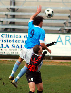 Bordi hizo el gol del CD Baza (BALDOMERO)