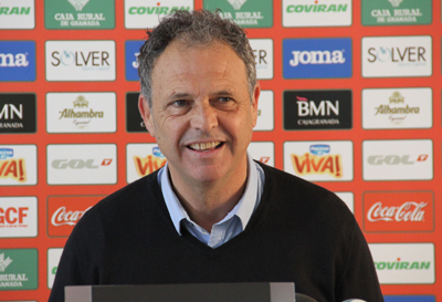 Joaquín Caparrós, hoy en rueda de prensa (GRJ)