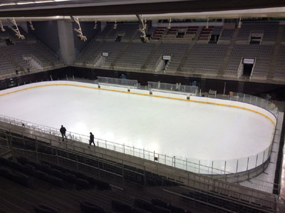 La pista de hielo ya está lista 