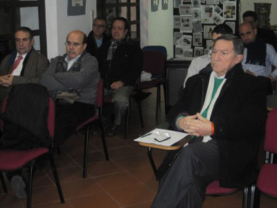 Miembros de la Asociación de la prensa Deportiva 