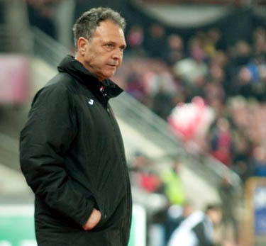 Caparrós durante el transcurso de un encuentro (BALDOMERO)