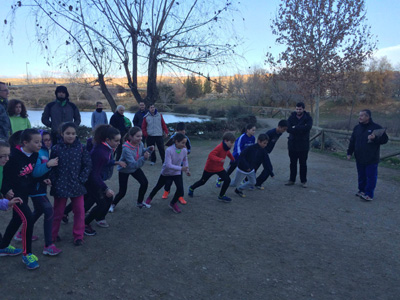 Los más pequeños disfrutaron del atletismo 