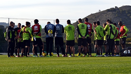 Los jugadores del Granada CF ya conocen las instalaciones marbellíes