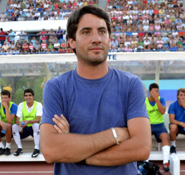 Juan Andrés Martos, entrenador Almuñecar 77 (LÁZARO)