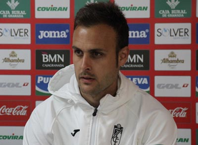 Cala, en su primera comparecencia como jugador rojiblanco (GRJ)