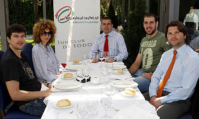 Scepanovic, Maya, Carlos Díaz, Maric y Daniel Lozano en el Rte. Camaura