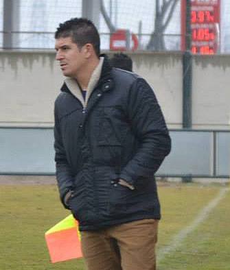 Leví Cantero, entrenador Churriana CF (LÁZARO)