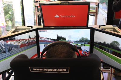 El simulador de Ferrari vuelve a Granada 