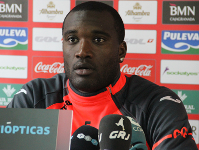 Babin en un momento de la rueda de prensa (GRJ)