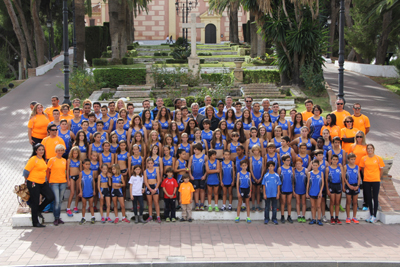 Integrantes del Club Atletismo Ciudad de Motril 