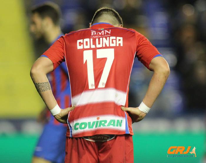 Colunga se lamenta en el partido (LOF)