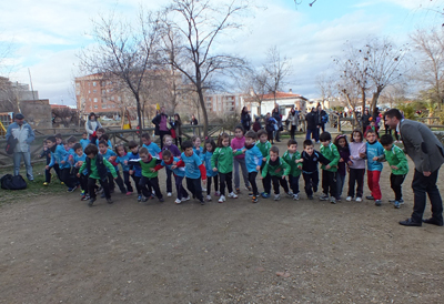 Salida de una de las pruebas del cross escolar (GRJ)