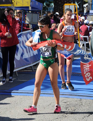 María Pérez cruzó la meta en primer lugar 
