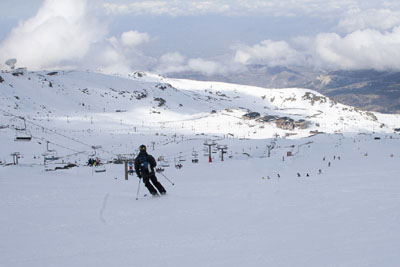 Sierra Nevada ha recibido nieve nueva 