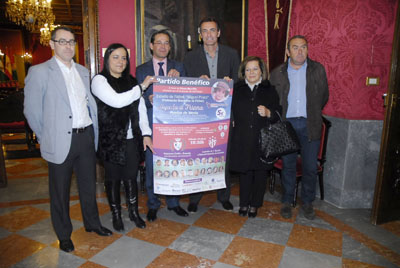 Acto de presentación del partido benéfico 