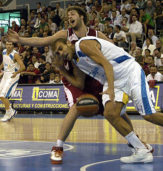 Jasen con Iñaki De Miguel en el Palacio (PACO AYALA)