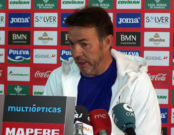 Abel Resino en un momento de la rueda de prensa (GRJ)