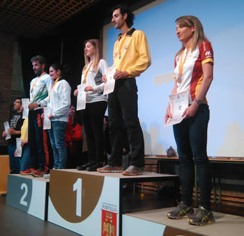 Jabalera en el pódium 