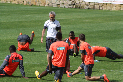 La plantilla se despide de Marbella 