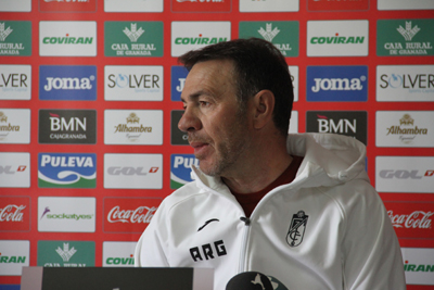 Abel Resino, en rueda de prensa