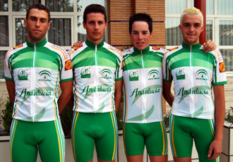 Los granadinos Cantero, Villalba, Anguita y Gutierrez (GRJ)