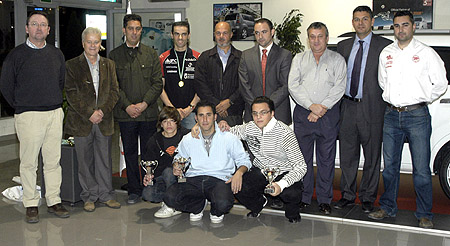 Los premiados del Campeonato Provincial acudieron a las instalaciones de KIA Motors