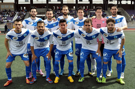 Once inicial del conjunto lojeño antes de medirse a la UD Maracena (CASTILLO)